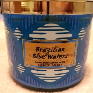 NEW 3-Wick Candle from B&BW "Brazilian Blue Waters"